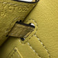 HM Kelly Cream For Women Gold Toned Hardware 7.8in/20cm