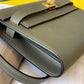 HM Kelly Classique To Go Wallet  21cm/8.3in Gold Toned Hardware For Women Grey
