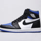 BL - AJ1 black and blue toe