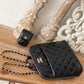 ChanelRucksack Backpack Black Bag For Women 21cm/8in