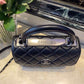 Chanel Classic Flap Bag Medal Hardware Black For Women 9.8in/25cm