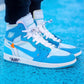 BL - OW x AJ1 High North Carolina Blue