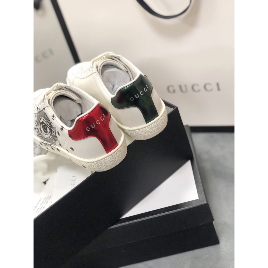 BL-GCI  Ace with Eyes White Sneaker 104