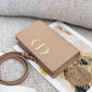 DI Medium DI 30 Montaigne 2-In-1 Pouch Grained Creme For Women 7.5in/19cm CD