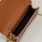 FI Wallet On Chain Mini Brown Bag For Woman 13.5cm/5.5in