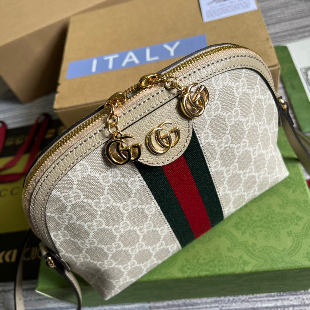 gg Ophidia Small gg Shoulder Bag Beige For Women, Women’s Bags 9.2in/24cm gg ‎499621 UULAG 9682