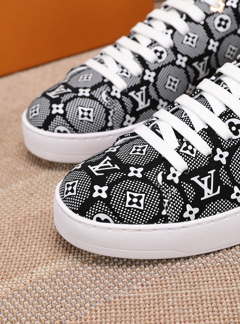 BL - LUV Time Out Black And White Sneaker