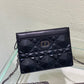 DI Caro Zipped Pouch With Chain Black, For Women, Women’s Handbags 7.5in/19cm CD S5106BNEM_M900