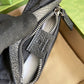 gg Supreme Canvas Two Pocket Waist Belt Bag Black gg Supreme Canvas For Men  3in/7.5cm gg