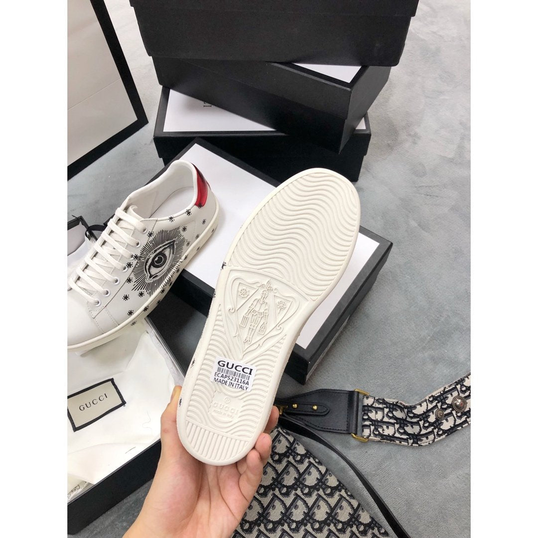 BL-GCI  Ace with Eyes White Sneaker 104