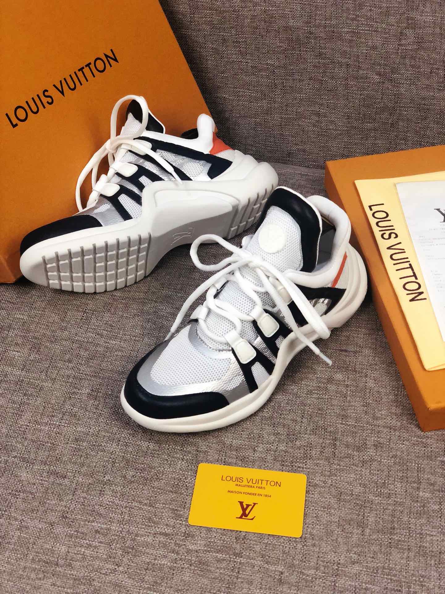 BL - LUV Archlight White Black Orange Sneaker