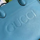 gg Small tote With gg Logo Blue For Women 12.4in/31.5cm gg 674822 0E8IG 4432