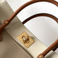 LV On My Side MM Tote Bag Monogram Tufting On Nappa Softy For Women,  Shoulder Bags 12in/31cm Galet Grey LV M53825