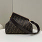 FI First Small Brown Canvas For Women, Women’s HandBags, Shoulder And Crossbody Bags 10.2in/26cm FF 8BP129