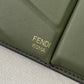 FI Bustine 2 Pockets Mini Olive Bag For Woman 16cm/6in