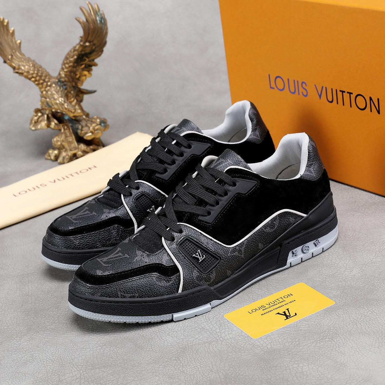 BL - LUV Traners Vert Black Sneaker