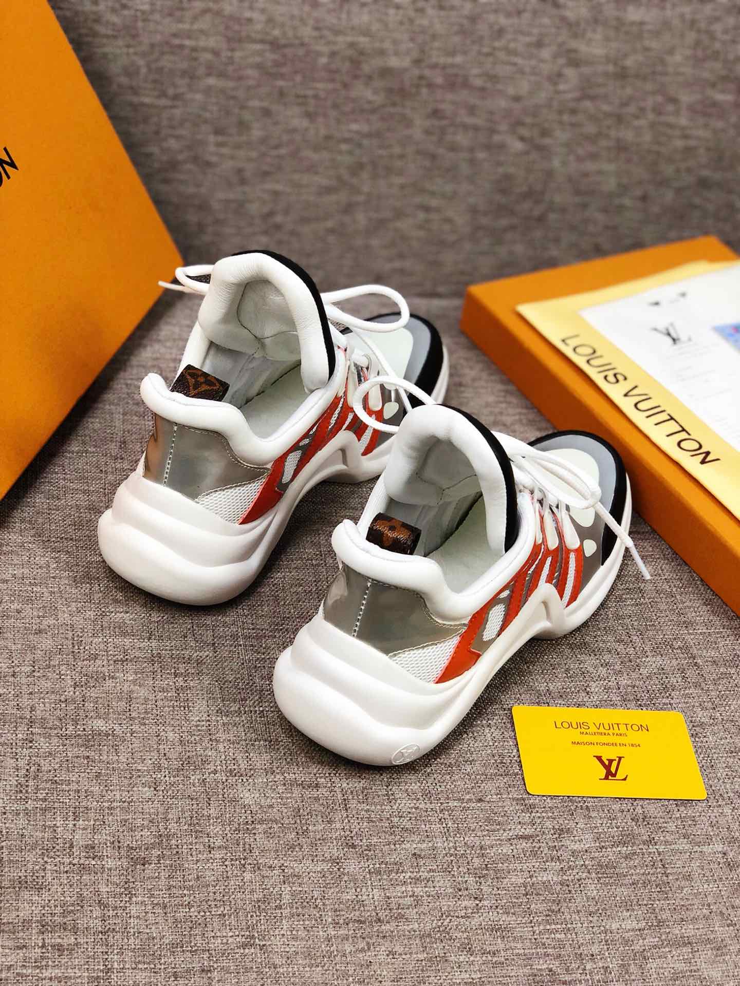 BL - LUV Archlight White Black Orange Sneaker