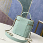 ChanelVanity Case Gold Hardware Light Green For Women, Women’s Handbags, Shoulder Bags 9.4in/24cm 
