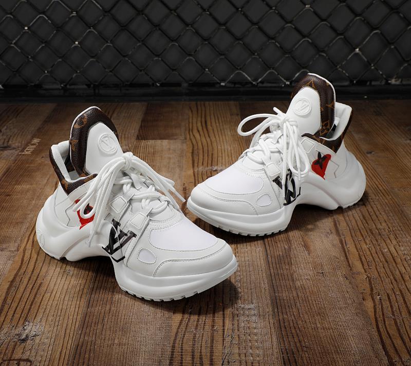BL - LUV Archlight White Brown Sneaker