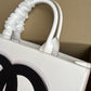 DG Small DG Daily Shopper With DG Logo Print White For Women 14.6in/37cm DG 