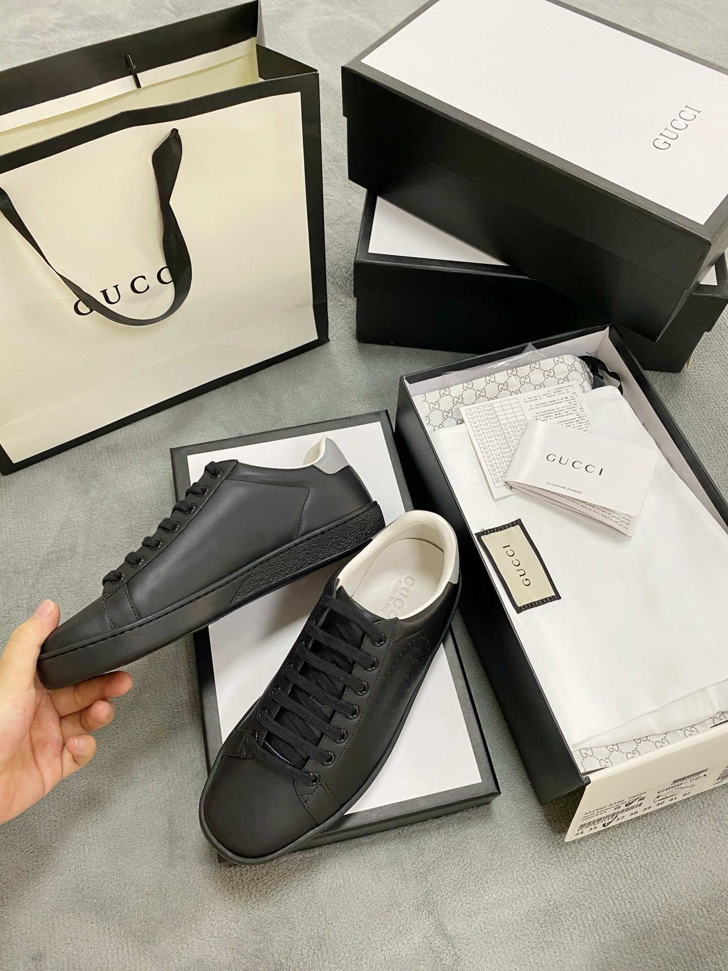 BL-GCI Ace Black   Sneaker 075