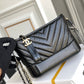Chanel CO-CO Gabrielle Hobo Bag Black For Women 7.8in/20cm