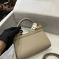 DG Small Sicily Bag In Dauphine Beige For Women 7.5in/19cm DG