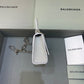 Balen Hourglass Mini Handbag With Chain In Grey, For Women,  Bags 4.7in/12cm