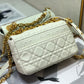 DI Small Caro Bag, White, For Women Women’s Handbags, Shoulder Bags, Crossbody Bags, 20cm CD M9241UWHC_M35U