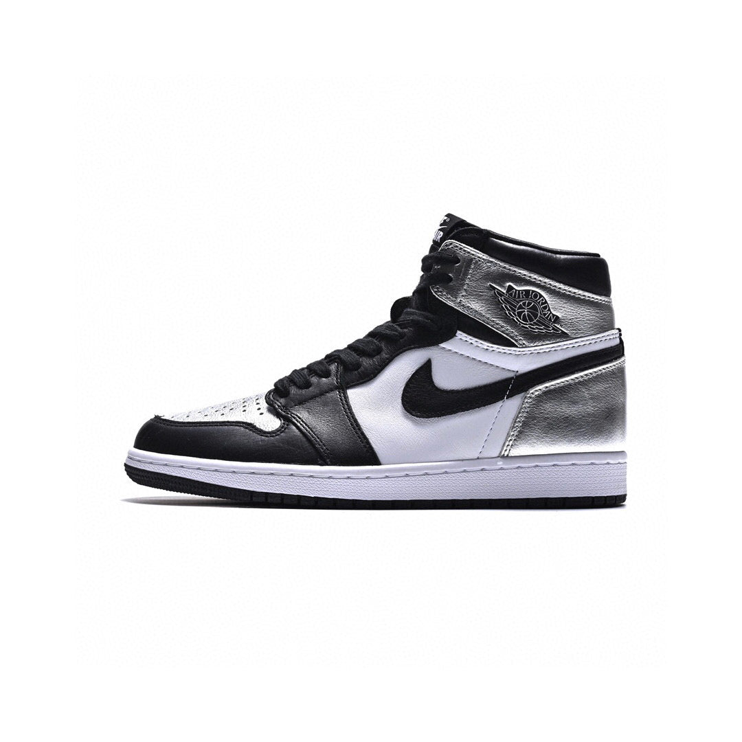 BL - AJ1 High Black Silver