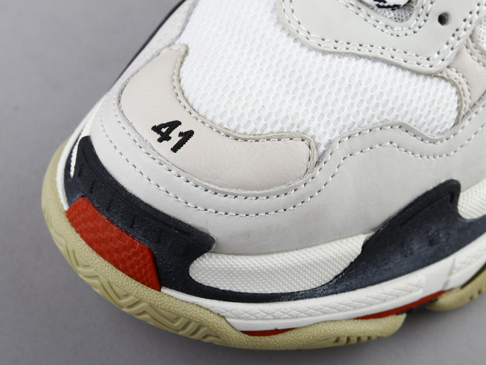 BL - Bla Triple S White Red Sneaker