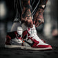 BL - OW x AJ1 White Red