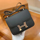 HM Constance 23 Epsom Black For Women, Handbags, Shoulder Bag 9in/23cm