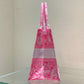 DI Medium Book Tote Pink, For Women, Women’s Handbags 14in/36cm CD M1296ZROC_M956