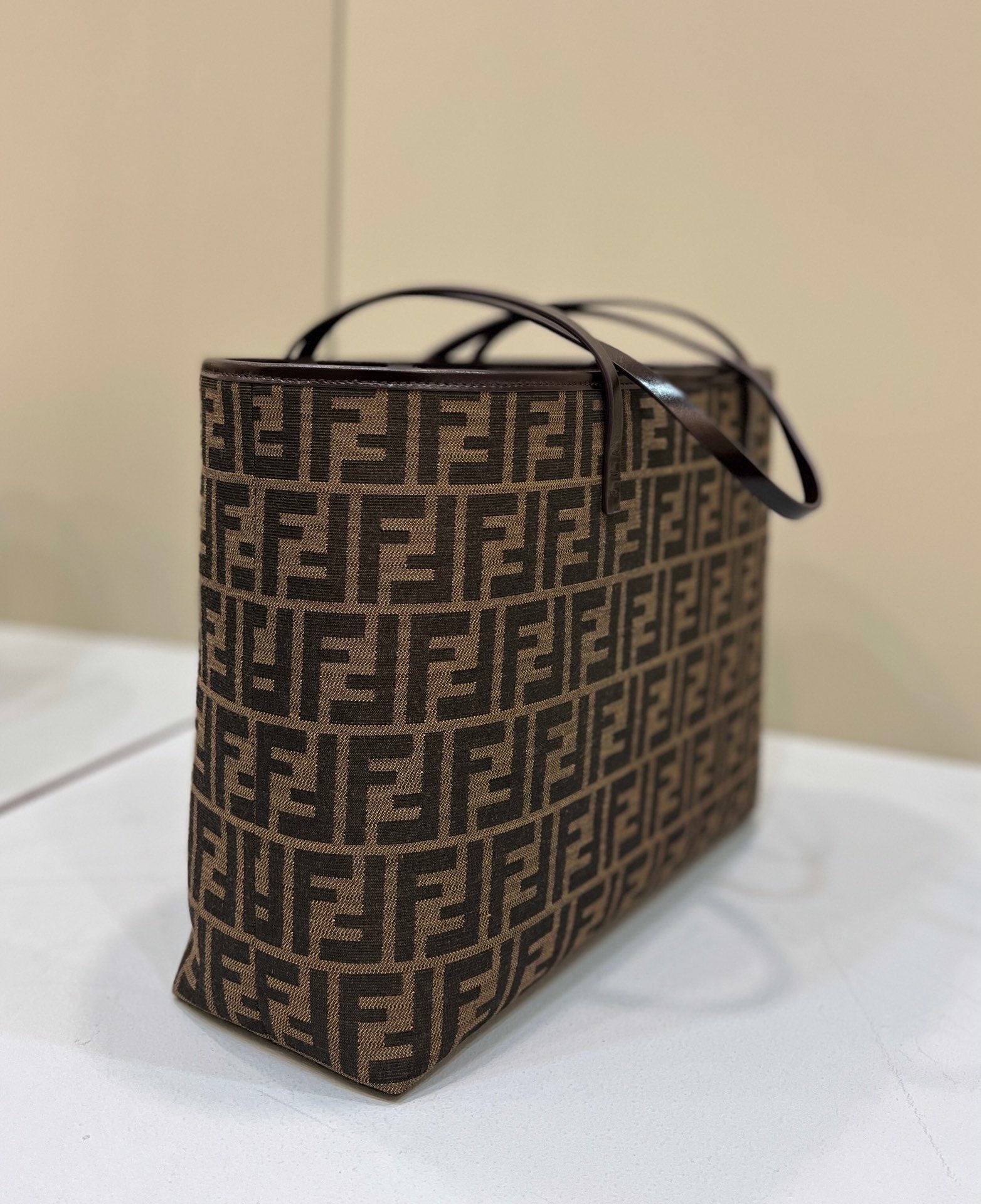 FI Tote Bag Brown For Woman 18.9in/48cm