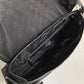 gg Shoulder Bag Nylon Shima Black gg Embossed For Men 13.8in/35cm gg