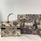 DI Medium Book Tote White Multicolor , For Women, Women’s Handbags 14in/36cm CD M1296ZRHZ_M941