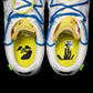 BL - OW x Dunk (NO.10) blue shoelace yellow buckle