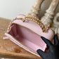 ChanelSmall Vanity Case Gold Hardware Light PiNike For Women, Women’s Handbags, Shoulder Bags 5.9in/15cm AS3228 