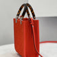 FI Mini Sunshine Shopper Red For Women, Women’s Handbags, Shoulder And CrossBody Bags 7.1in/18cm FF 8BS051