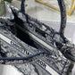 DI Small Book Tote Blue, For Women, Women’s Handbags 26.5cm/10.5in CD M1265ZRGO_M928