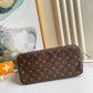 LV Neverfull MM Monogram Canvas Red For Women,  Shoulder Bags 12.6in/31cm LV M41178
