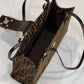 FI Baguette Tote Brown For Woman 11in/28cm