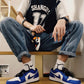 BL - AJ1 white blue lightning