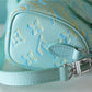 LV Nano Speedy Monogram Empreinte Vert D’eau Green For Women,  Shoulder And Crossbody Bags 16cm/6.3in LV 