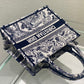 DI Small Book Tote Blue, For Women, Women’s Handbags 26.5cm/10.5in CD M1265ZRGO_M928