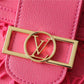 LV Mini Dauphine Monogram Fluo Pink For Women,  Shoulder And Crossbody Bags 7.9in/20cm LV M20747