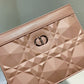 DI Caro Zipped Pouch With Chain Pink, For Women, Women’s Handbags 7.5in/19cm CD