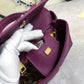 DG Medium Sicily Handbag In Dauphine Violet For Women 10.2in/26cm DG