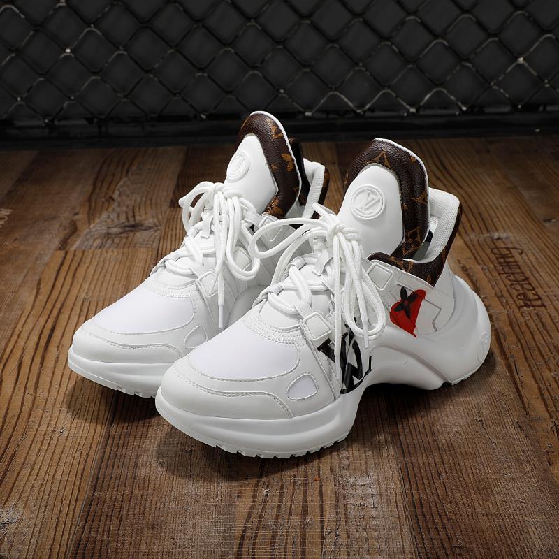 BL - LUV Archlight White Brown Sneaker